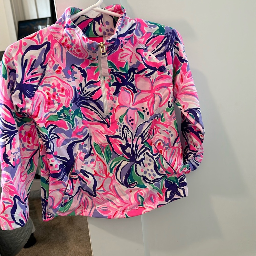 Girls xs 2-3 Lilly Pulitzer quarter zip